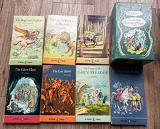 Vintage 7 x  Lewis the Complete Chronicles of Narnia Puffin  Set  1970s Edition