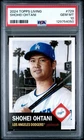 2024 Topps Living Set 🔥SHOHEI OHTANI🔥 1st Dodger Card PSA 10 💎 Gem Mint