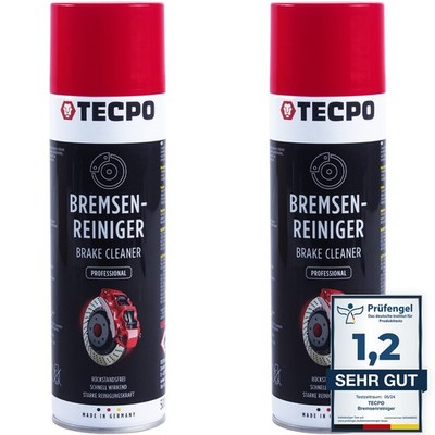 2x 500 ml TECPO BREMSENREINIGER BRAKE CLEANER UNIVERSAL TEILE REINIGER ENTFETTER
