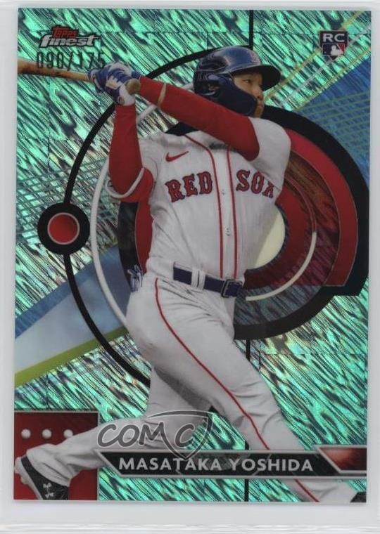 2023 Topps Finest Aqua Shimmer Refractor 90/175 Masataka Yoshida #76 09wc
