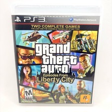 PS3 Grand Theft Auto Episodes From Liberty City Two Complete Games PlayStation 3
