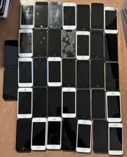 Lot of 37 Iphone 5 5s 5c Unknown Smartphone Fast Ship Parts Repair BROKEN 