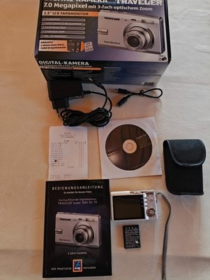Digital-Kamera Traveler, 7.0 MP, 3-fach optischer Zoom, Mini-Kamera, siehe Fotos