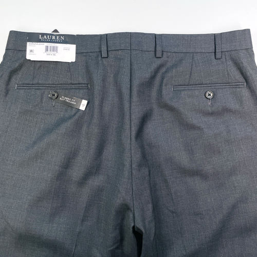 LAUREN RALPH LAUREN Wool Pants Mens 36 x 34 Ultra Flex Trouser Stretch NWT $190 - Picture 8 of 13