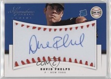 2012 Panini Signature Series Rated Rookie Game Ball /299 David Phelps Auto 0qh2