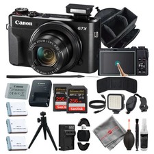 Canon PowerShot G7 X Mark II Digital Camera - 256GB Mega Accesories Pack