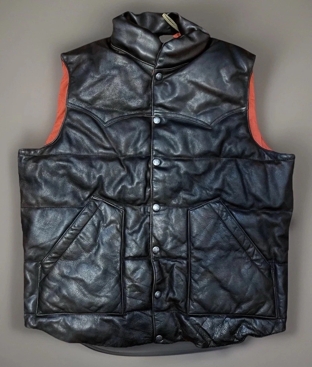 RRL Vest Coats, Jackets & Vests Leather Outer Shell for Men | eBay