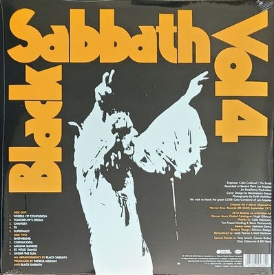Black Sabbath – Black Sabbath Vol 4 Vinyl 180 Gram Remastered