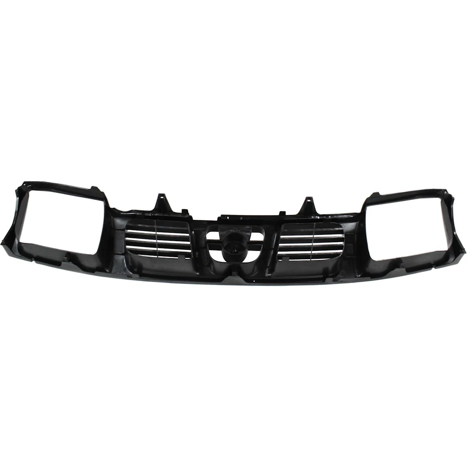 Rejilla para Nissan Frontier 1998-2000 plástico negro carcasa e inserto Foto 4 de 4