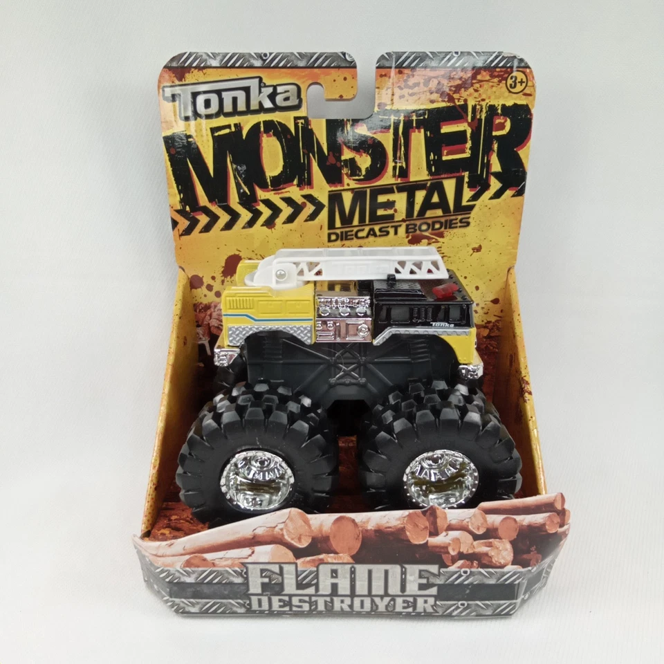 Hasbro Tonka Monster Metal Flame Destroy Fire Truck In Original Packaging 2015 - Image 2 of 4