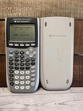 Texas Instruments TI-84 Plus Silver Edition Calculator w/ Cover (no cable) READ