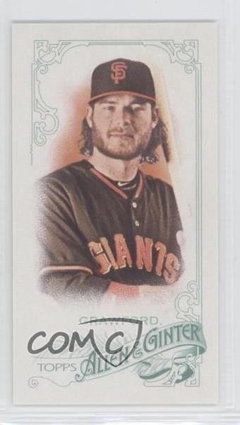 2015 Topps Allen & Ginter's Mini Ginter Flag Back 5/25 Brandon Crawford #53 4b4