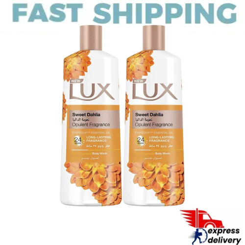 2X LUX Shower Gel Sweet Dahlia For 24 Hours Long Lasting Fragrance, 500ml