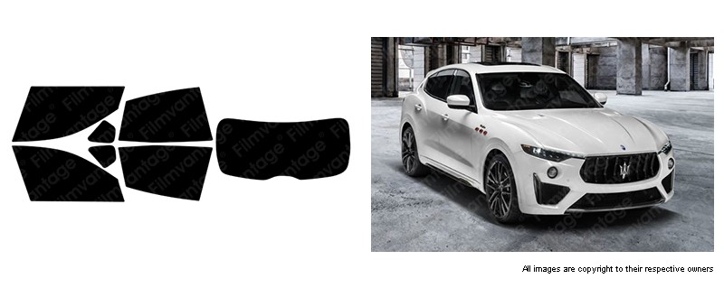 ALPINE CERAMIC PRECUT WINDOW TINT KIT FOR MASERATI LEVANTE 16-24 SIDE + REAR