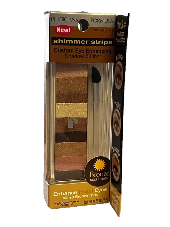 Physicians Formula Shimmer Strips Shadow & Liner, Bronzed Hazel Eyes (1154) - Image 2 of 4