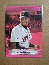 2025 Topps Stadium Club Pedro Martinez Pink Fat Pack Only Exclusive SP Red Sox
