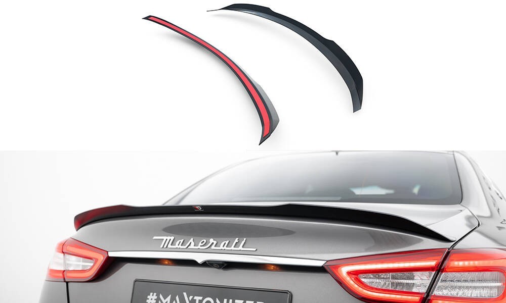 Extension Becquet Maxton Maserati Quattroporte Mk6 pour un Appui Aérodynamique