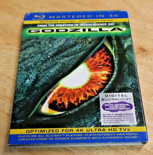 Godzilla Blu-Ray, 1998 - Tested and Working, Sci-Fi Rare OOP, Remastered 4k