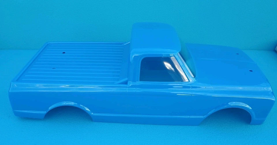 Vaterra 1972 Chevy C10 Pickup Body V100 VTR230059-Royal Blue with Light Kit - Image 3 of 4