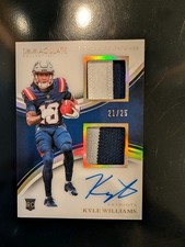 2025 Immaculate - Signature Patches - Kyle Williams - ISPR-KWS - Gold /25 Auto