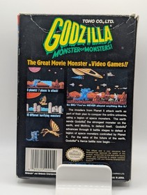 Nintendo NES Godzilla: Monster of Monsters Complete In Box!