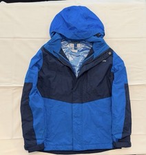 Columbia Interchange Blue Hooded Omni-Heat Winter Jacket Youth L 14/16