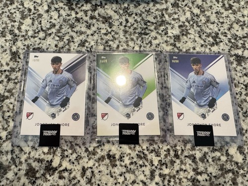 2025 Topps Total Football Jonathan Shore /50 New York City FC MLS /75& /99