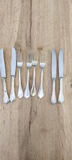 Set 8 Posate anni '50 Frutta Placcato Argento Stile Impero Da Collezione 