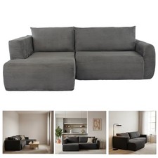 Ecksofa mit Schlaffunktion Modernes Sofagarnitur Eckcouch L-form Couch Bettsofa
