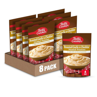 Roasted Garlic & Cheddar Mashed Potatoes, 4 Oz. (Pack of 8)