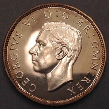 1937 British Florin Proof