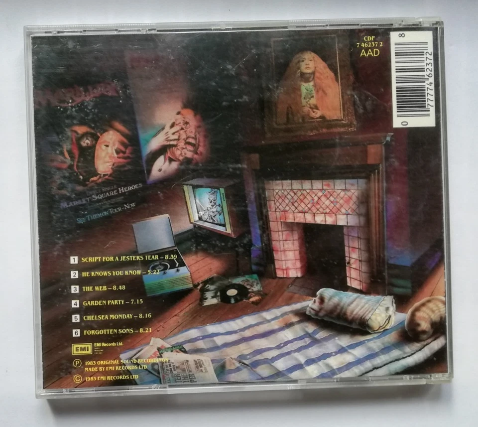 Marillion – Script For A Jester's Tear - CD (CDP 7 46237 2) EMI 1985 - sehr gut - Bild 2 von 2