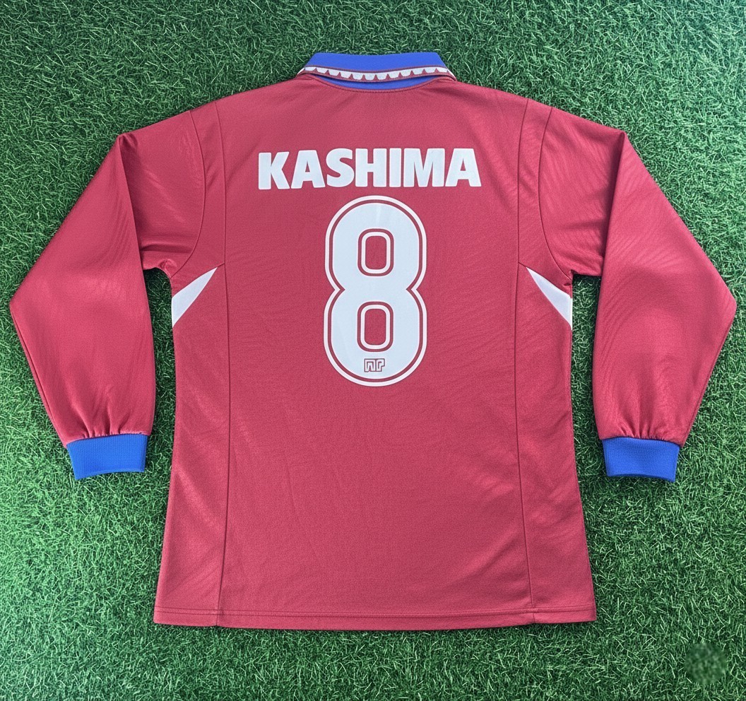 Kashima Antlers 1992 Official Long Sleeve Jersey Shirt Kit – Size