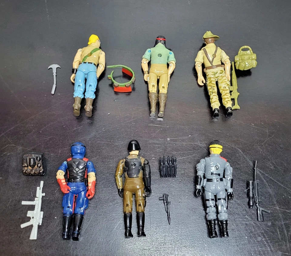 1980's Vintage Gi Joe Figures Lot - Image 2 of 2