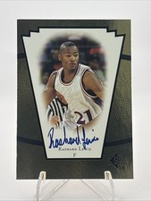 1998 SP Authentic Rashard Lewis Rookie RC On Card Auto #RL . rookie card picture