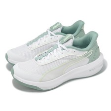Puma Softride Courtney Wns White Green Women Road Running Shoes 312037-02