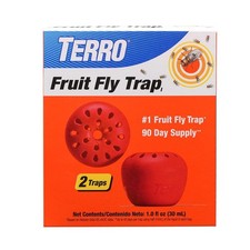 Indoor Fruit Fly Trap, 2-count , Terro Traps, In Built With Window Sinks, New