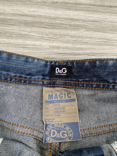 Dolce & Gabbana Magic Distressed Faded Denim Straight Jeans Size 34 - Picture 18 of 23