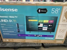 Hisense 58" Class R6 Series 4K UHD LED Roku Smart TV with HDMI