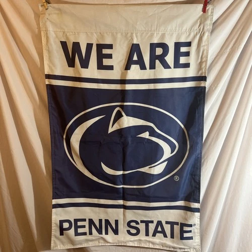 Penn State Large House Flag “We Are Penn State” Logo 28”x43” Dual Sided
