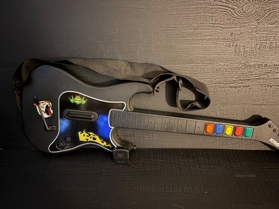 PS2 Kramer Striker Guitar w/Dongle and Guitar Hero III:Legends of Rock Complete