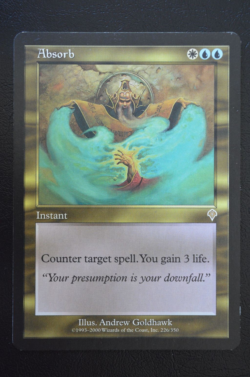 Magic The Gathering MTG ABSORB Invasion LP Lightly Played