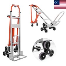 4 in 1 Industrial Convertible Stair Climbing Cart 1000 LBS Capacity, Heavy Duty