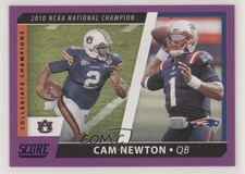 2021 Score Collegiate Champions Purple Cam Newton #CC5 rg5