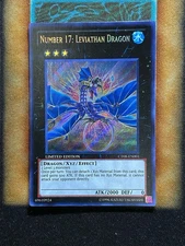 Yugioh Number 17: Leviathan Dragon CT08-EN001 Secret Rare Limited Edition NM