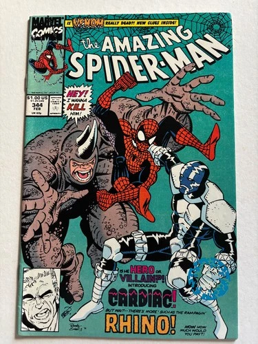 Amazing Spider-Man 344 (1991) 1st Appearance Cletus Kassidy NM