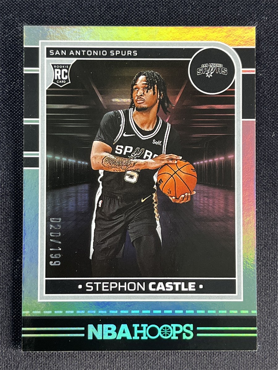2024-25 Panini NBA Hoops Basketball Stephon Castle #234 Silver RC Rookie /199