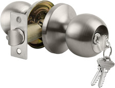 Keyed Entry Door Knob With Lock Heavy Duty Interior And Exterior Door Lock Sta