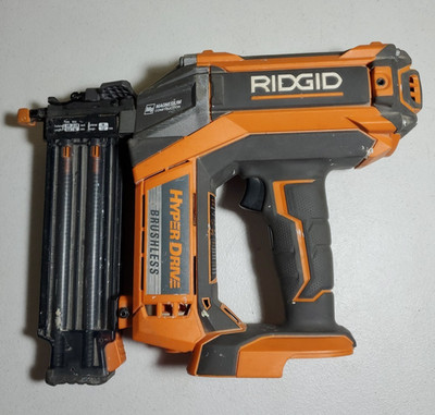 RIDGID R09890 18V 18ga HyperDrive Brushless Brad Nailer (SEE DESCRIPTION)