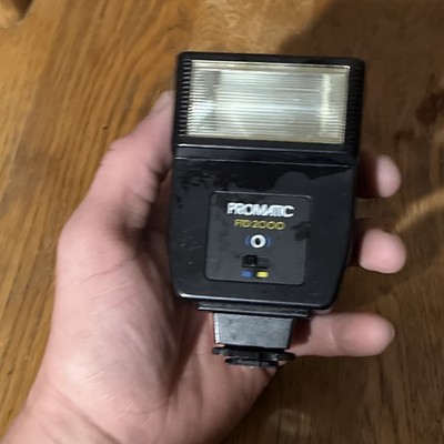 Promatic FTD 2000 Shoe Mount Strobe Flash Hot Shoe TTL GN 22 RC